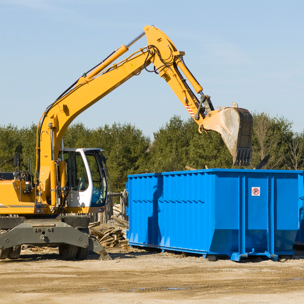 what are the rental fees for a residential dumpster in Jackson County OK